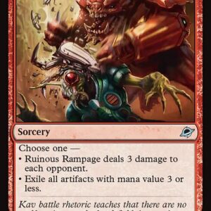 Edge of Eternities - 158 - Ruinous Rampage - Uncommon - R - Foil