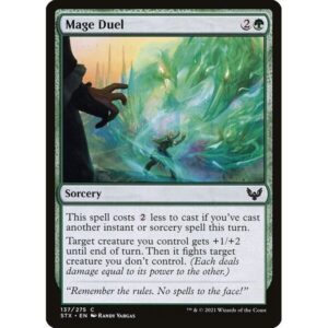 Strixhaven: School of Mages - 137 - Mage Duel - Common - G - Foil