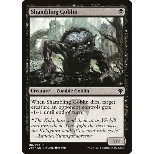 Dragons of Tarkir - 118 - Shambling Goblin - Common - B - Non-foil