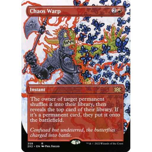 Double Masters 2022 - 359 - Chaos Warp - Rare - R - Foil