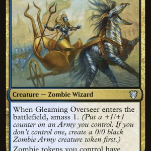 Midnight Hunt Commander - 151 - Gleaming Overseer - Uncommon - UB - Non-foil (Front)