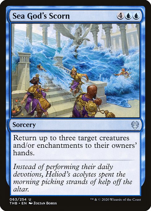 Theros Beyond Death - 63 - Sea God's Scorn - Uncommon - U - Non-foil
