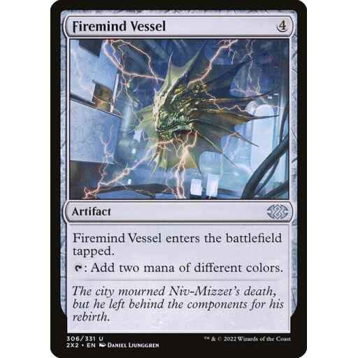 Double Masters 2022 - 306 - Firemind Vessel - Uncommon - C - Foil