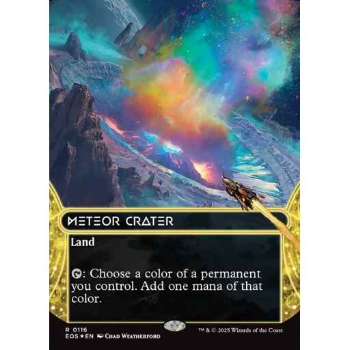 Edge of Eternities: Stellar Sights - 116 - Meteor Crater - Rare - C - Foil
