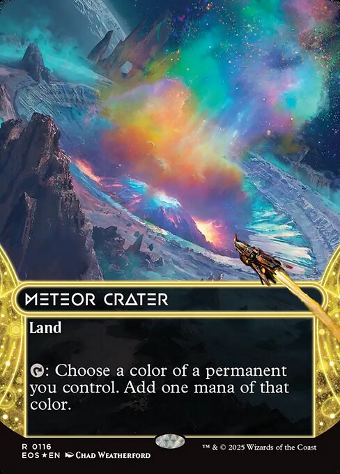 Edge of Eternities: Stellar Sights - 116 - Meteor Crater - Rare - C - Foil