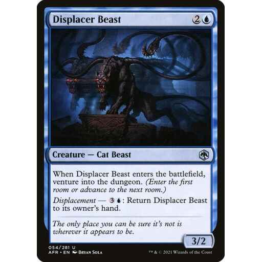 Adventures in the Forgotten Realms - 54 - Displacer Beast - Uncommon - U - Non-foil