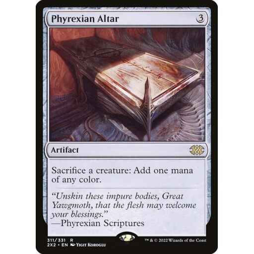 Double Masters 2022 - 311 - Phyrexian Altar - Rare - C - Foil