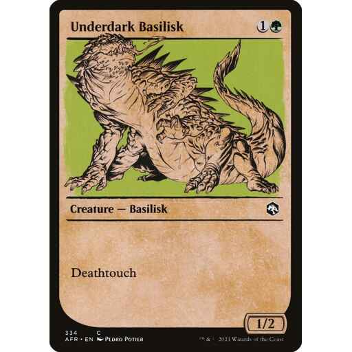 Adventures in the Forgotten Realms - 334 - Underdark Basilisk - Common - G - Foil