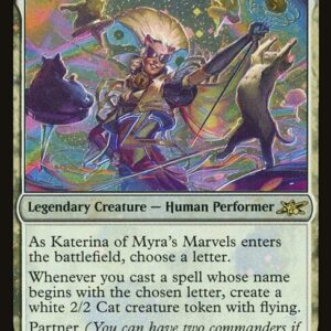 Unfinity - 302 - Katerina of Myra's Marvels - Rare - W - Foil