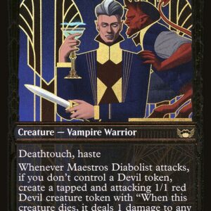 Streets of New Capenna - 383 - Maestros Diabolist - Rare - Multi - Foil