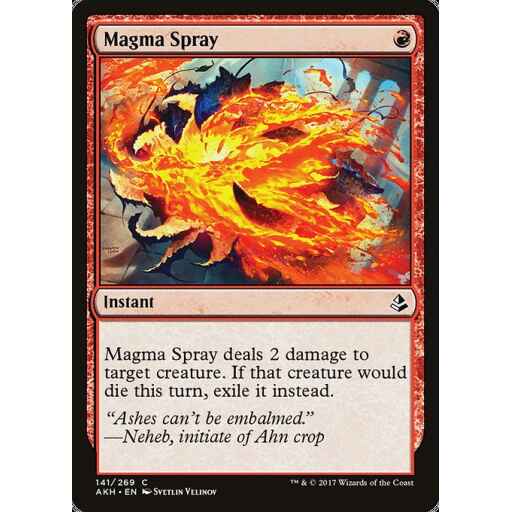 Amonkhet - 141 - Magma Spray - Common - R - Foil