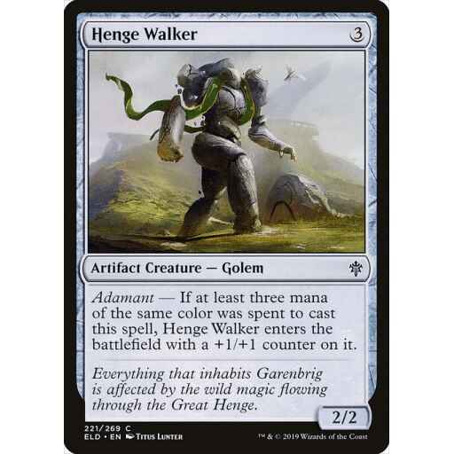 Throne of Eldraine - 221 - Henge Walker - Common - C - Foil