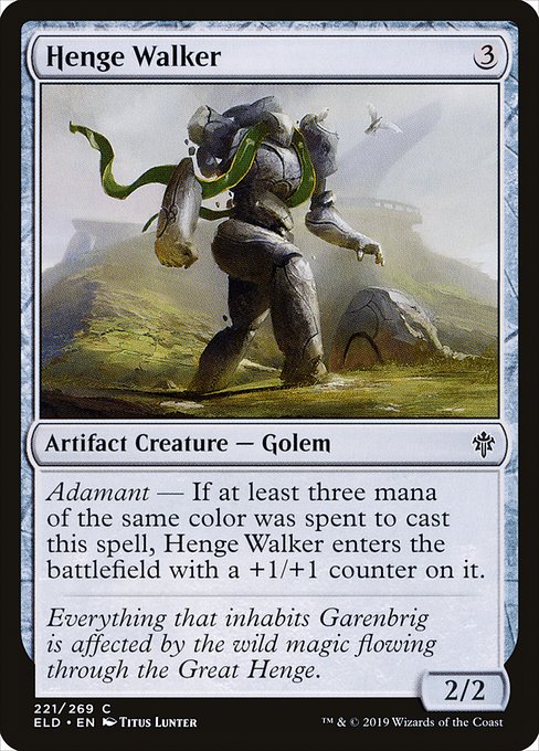 Throne of Eldraine - 221 - Henge Walker - Common - C - Non-foil