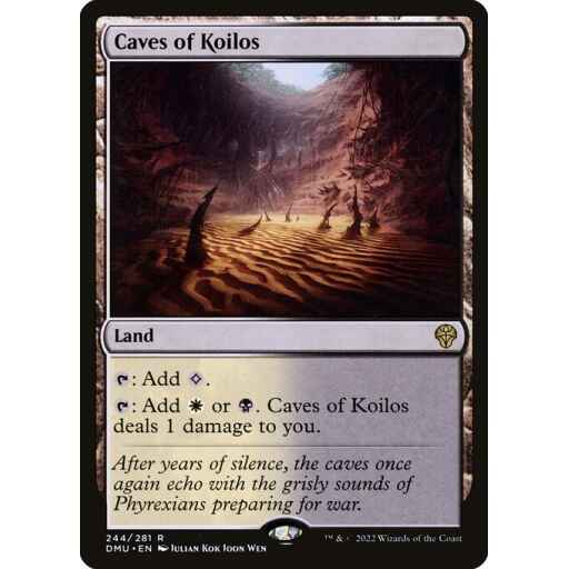 Dominaria United - 244 - Caves of Koilos - Rare - C - Foil