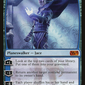 Magic 2015 - 62 - Jace, the Living Guildpact - Mythic - U - Foil