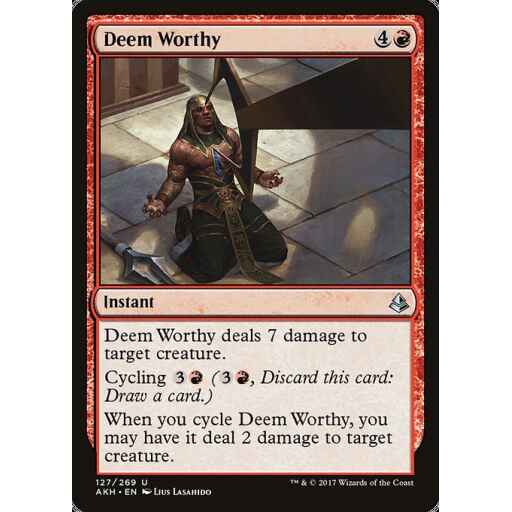 Amonkhet - 127 - Deem Worthy - Uncommon - R - Non-foil