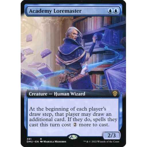 Dominaria United - 391 - Academy Loremaster - Rare - U - Foil