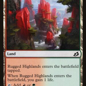 Ikoria: Lair of Behemoths - 252 - Rugged Highlands - Common - C - Non-foil (Front)