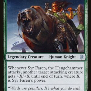 Throne of Eldraine - 177 - Syr Faren, the Hengehammer - Uncommon - G - Non-foil