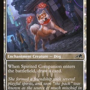 Kamigawa: Neon Dynasty - 508 - Spirited Companion - Common - W - Foil