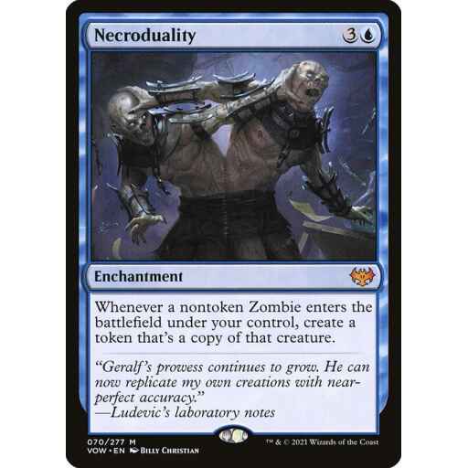 Innistrad: Crimson Vow - 70 - Necroduality - Mythic - U - Foil