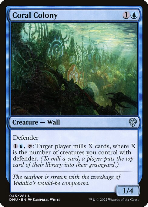 Dominaria United - 45 - Coral Colony - Uncommon - U - Foil