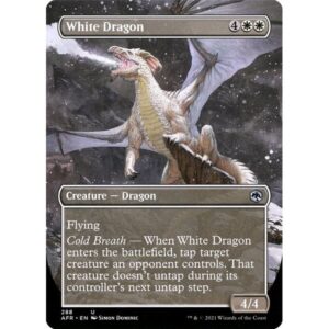 Adventures in the Forgotten Realms - 288 - White Dragon - Uncommon - W - Foil