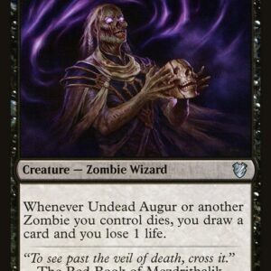 Midnight Hunt Commander - 130 - Undead Augur - Uncommon - B - Non-foil (Front)