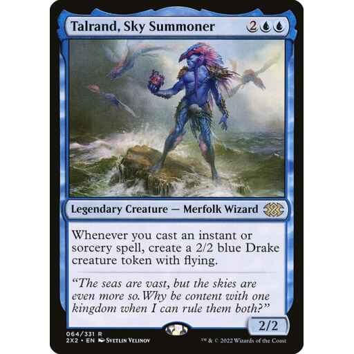 Double Masters 2022 - 64 - Talrand, Sky Summoner - Rare - U - Foil