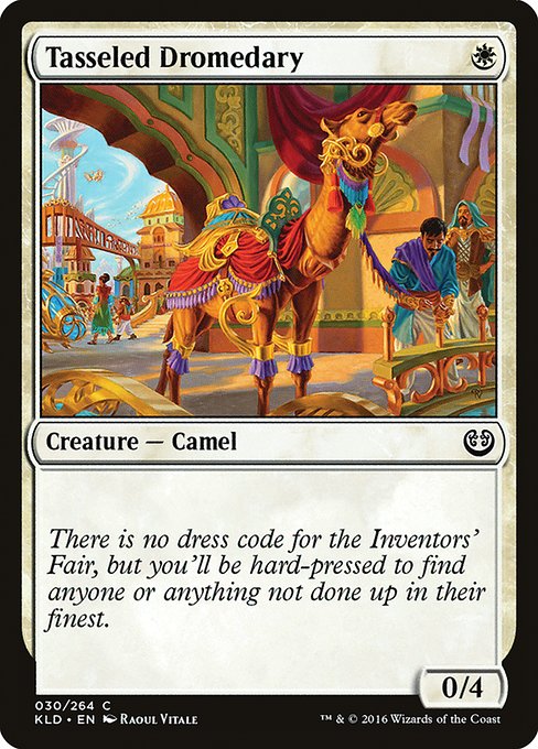 Kaladesh - 30 - Tasseled Dromedary - Common - W - Non-foil (Front)
