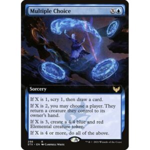 Strixhaven: School of Mages - 298 - Multiple Choice - Rare - U - Foil