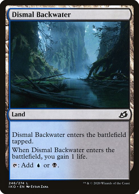 Ikoria: Lair of Behemoths - 246 - Dismal Backwater - Common - C - Non-foil (Front)