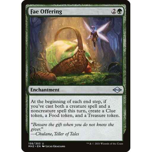 Modern Horizons 2 - 158 - Fae Offering - Uncommon - G - Foil