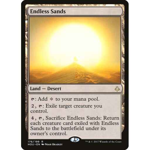 Hour of Devastation - 176 - Endless Sands - Rare - C - Foil