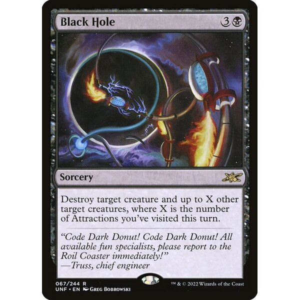 Unfinity - 67 - Black Hole - Rare - B - Foil