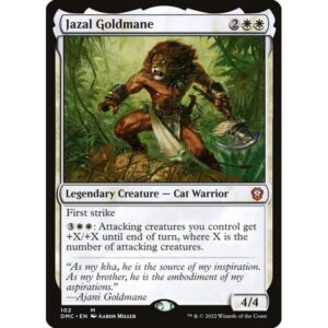 Dominaria United Commander - 102 - Jazal Goldmane - Mythic - W - Non-foil