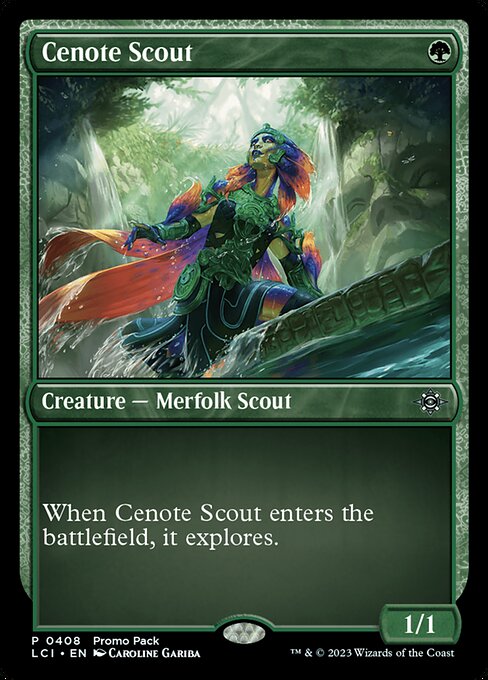 The Lost Caverns of Ixalan - 408 - Cenote Scout - Uncommon - G - Non-foil (Front)