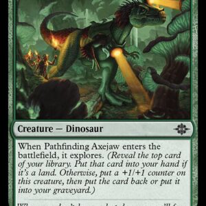 The Lost Caverns of Ixalan - 206 - Pathfinding Axejaw - Common - G - Non-foil (Front)