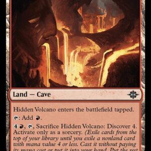 The Lost Caverns of Ixalan - 277 - Hidden Volcano - Common - C - Foil (Front)