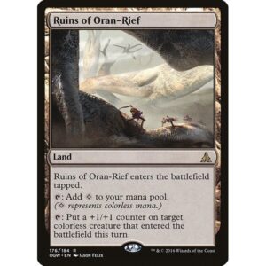 Oath of the Gatewatch - 176 - Ruins of Oran-Rief - Rare - C - Foil