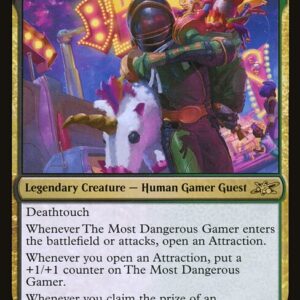 Unfinity - 174 - The Most Dangerous Gamer - Rare - BG - Non-foil