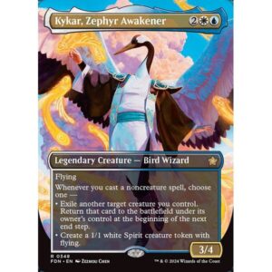 Foundations - 348 - Kykar, Zephyr Awakener - Rare - WU - Non-foil