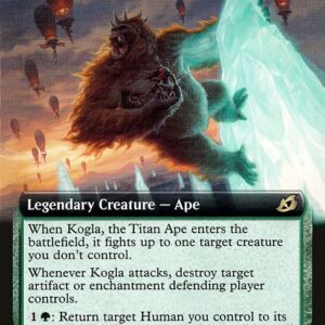 Ikoria: Lair of Behemoths - 328 - Kogla, the Titan Ape - Rare - G - Foil (Front)