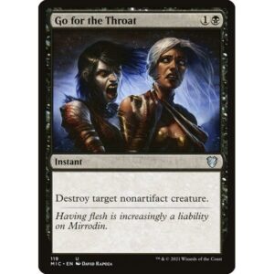 Midnight Hunt Commander - 119 - Go for the Throat - Uncommon - B - Non-foil (Front)