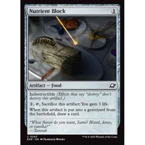 Edge of Eternities - 243 - Nutrient Block - Common - C - Foil