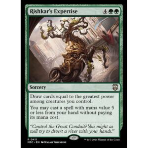 Modern Horizons 3 Commander - 411 - Rishkar's Expertise - Rare - G - Non-foil