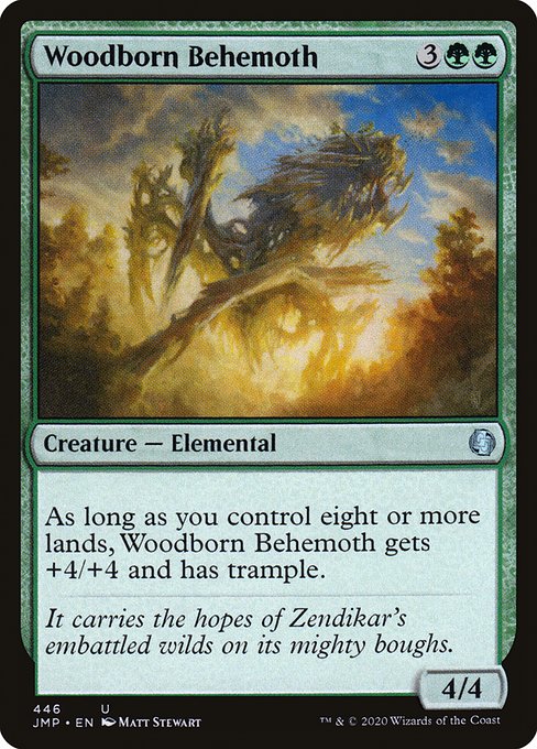 Jumpstart - 446 - Woodborn Behemoth - Uncommon - G - Non-foil