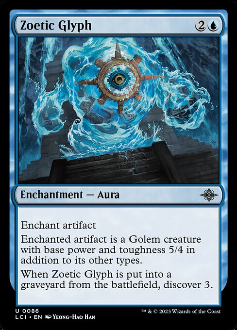 The Lost Caverns of Ixalan - 86 - Zoetic Glyph - Uncommon - U - Non-foil (Front)