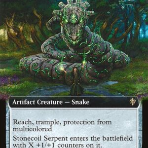 Throne of Eldraine - 385 - Stonecoil Serpent - Rare - C - Non-foil