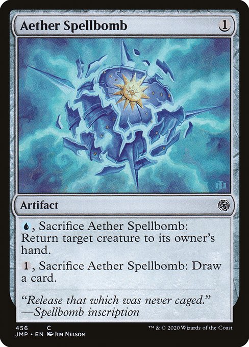 Jumpstart - 456 - Aether Spellbomb - Common - C - Non-foil